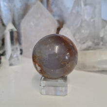 Load image into Gallery viewer, Purple Chalcedony Sphere