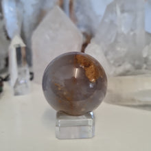 Load image into Gallery viewer, Purple Chalcedony Sphere