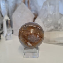 Load image into Gallery viewer, Purple Chalcedony Sphere