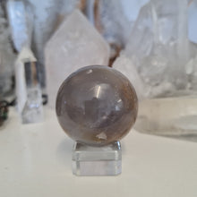 Load image into Gallery viewer, Purple Chalcedony Sphere