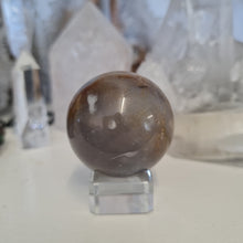 Load image into Gallery viewer, Purple Chalcedony Sphere