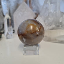 Load image into Gallery viewer, Purple Chalcedony Sphere