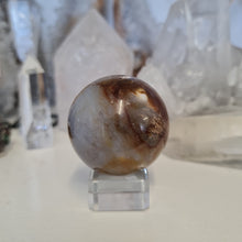 Load image into Gallery viewer, Purple Chalcedony Sphere
