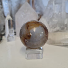 Load image into Gallery viewer, Purple Chalcedony Sphere