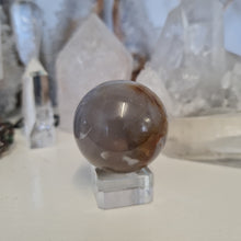 Load image into Gallery viewer, Purple Chalcedony Sphere