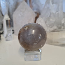 Load image into Gallery viewer, Purple Chalcedony Sphere