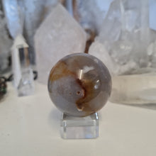 Load image into Gallery viewer, Purple Chalcedony Sphere