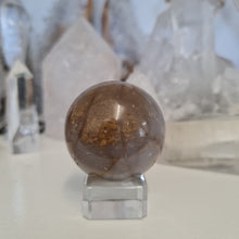 Load image into Gallery viewer, Purple Chalcedony Sphere