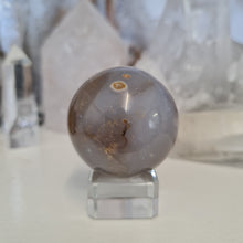 Load image into Gallery viewer, Purple Chalcedony Sphere