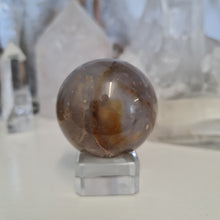 Load image into Gallery viewer, Purple Chalcedony Sphere