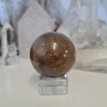Load image into Gallery viewer, Purple Chalcedony Sphere