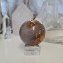 Load image into Gallery viewer, Purple Chalcedony Sphere