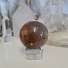 Load image into Gallery viewer, Purple Chalcedony Sphere