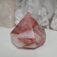 Load image into Gallery viewer, Fire Quartz Faceted Diamond