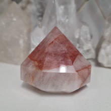 Load image into Gallery viewer, Fire Quartz Faceted Diamond