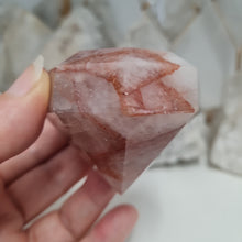 Load image into Gallery viewer, Fire Quartz Faceted Diamond