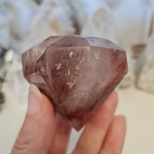 Load image into Gallery viewer, Fire Quartz Faceted Diamond