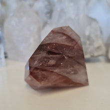Load image into Gallery viewer, Fire Quartz Faceted Diamond