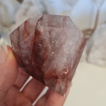 Load image into Gallery viewer, Fire Quartz Faceted Diamond