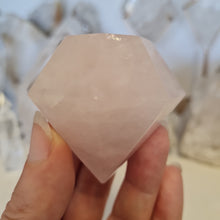 Load image into Gallery viewer, Rose Quartz Faceted Diamond