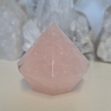 Load image into Gallery viewer, Rose Quartz Faceted Diamond