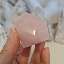 Load image into Gallery viewer, Rose Quartz Faceted Diamond