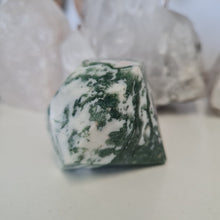 Load image into Gallery viewer, Moss Agate Faceted Diamond