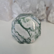 Load image into Gallery viewer, Moss Agate Faceted Diamond