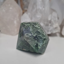 Load image into Gallery viewer, Moss Agate Faceted Diamond