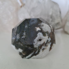Load image into Gallery viewer, Moss Agate Faceted Diamond