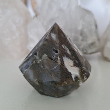 Load image into Gallery viewer, Moss Agate Faceted Diamond