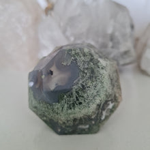 Load image into Gallery viewer, Moss Agate Faceted Diamond