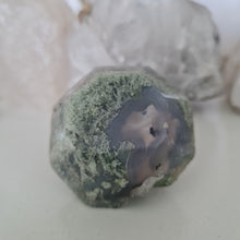 Load image into Gallery viewer, Moss Agate Faceted Diamond