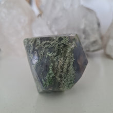Load image into Gallery viewer, Moss Agate Faceted Diamond