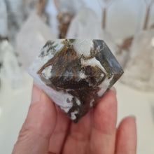 Load image into Gallery viewer, Moss Agate Faceted Diamond