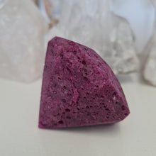 Load image into Gallery viewer, Honeycomb Ruby Faceted Diamond