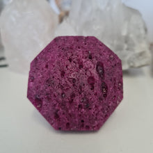 Load image into Gallery viewer, Honeycomb Ruby Faceted Diamond