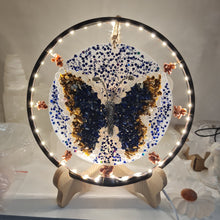 Load image into Gallery viewer, Crystal Chip Butterfly Light