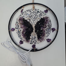 Load image into Gallery viewer, Crystal Chip Butterfly Light