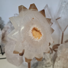 Load image into Gallery viewer, Druzy Agate Sun on Stand