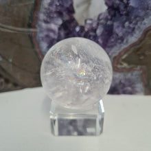 Load image into Gallery viewer, Clear Quartz Sphere - Rainbows