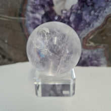 Load image into Gallery viewer, Clear Quartz Sphere - Rainbows