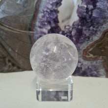 Load image into Gallery viewer, Clear Quartz Sphere - Rainbows