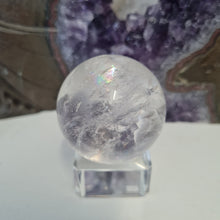 Load image into Gallery viewer, Clear Quartz Sphere - Rainbows