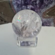 Load image into Gallery viewer, Clear Quartz Sphere - Rainbows