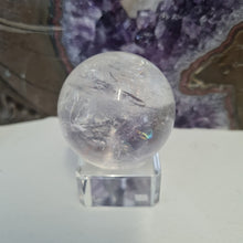 Load image into Gallery viewer, Clear Quartz Sphere - Rainbows