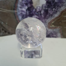 Load image into Gallery viewer, Clear Quartz Sphere - Rainbows