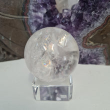 Load image into Gallery viewer, Clear Quartz Sphere - Rainbows