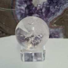 Load image into Gallery viewer, Clear Quartz Sphere - Rainbows