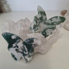 Load image into Gallery viewer, Moss Agate Butterfly